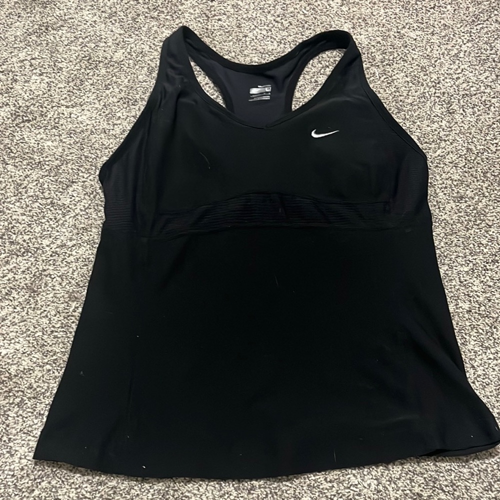 5/$25
 nike tank with built in bra